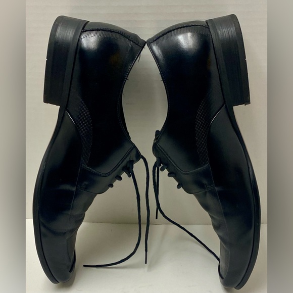 Steve Madden Black Leather Dress Shoe P-Melvil Men’s Size 13 Oxfords - Picture 6 of 15